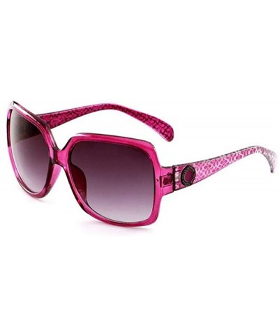 Aviator Fashion Big Box Sunglasses Unisex Personality Sunglasses - CR18X7N237H $86.51