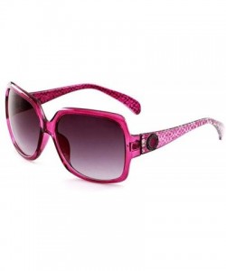 Aviator Fashion Big Box Sunglasses Unisex Personality Sunglasses - CR18X7N237H $86.51