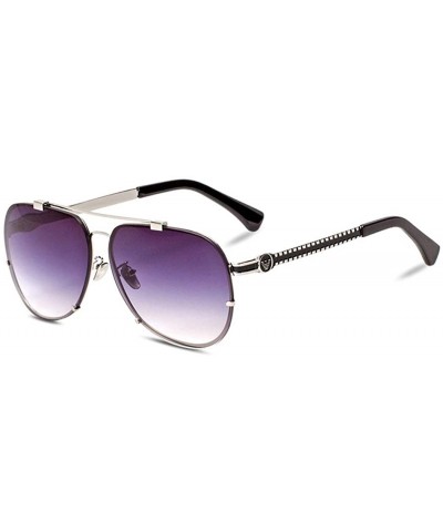 Aviator Sunglasses Women's Tide 2019 New Sunglasses Women's Trends Sunglasses Men - E - CY18S8S8CYI $80.14