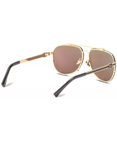 Aviator Sunglasses Women's Tide 2019 New Sunglasses Women's Trends Sunglasses Men - E - CY18S8S8CYI $41.67
