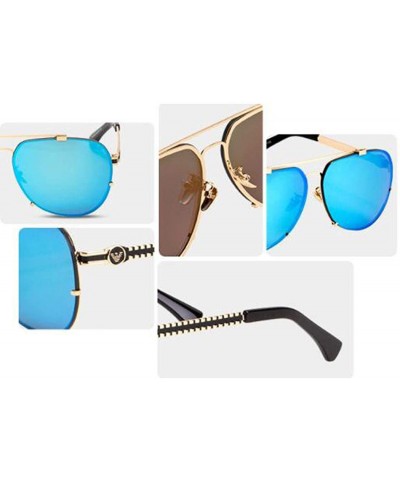 Aviator Sunglasses Women's Tide 2019 New Sunglasses Women's Trends Sunglasses Men - E - CY18S8S8CYI $41.67