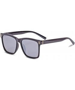 Square Polarized Sunglasses Men's Sunglasses- Women's Tide Large Square Glasses - D - CX18S5C8TQH $44.37