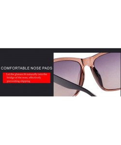 Square Polarized Sunglasses Men's Sunglasses- Women's Tide Large Square Glasses - D - CX18S5C8TQH $44.37