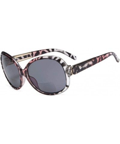 Oversized Bifocal Sunglasses Women Sunshine Readers +1.00 Strength Reading Sunglasses Oversize (Pink-Tortoise) - C118K0RKM8S ...