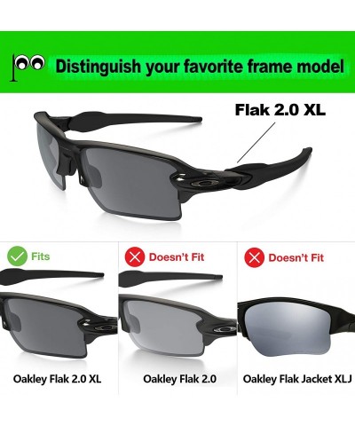 Sport Polarized Replacement Lenses Flak 2.0 XL Sunglasses - C818N0HUWRN $25.80