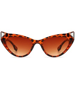 Butterfly Leopard Crystal Sunglasses sunglasses Oversize - Leopard - CX18SXT4M0M $14.51