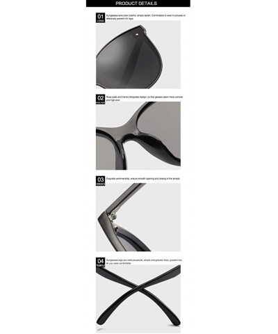 Oval Fashion Design Women Polarized Sunglasses Mirror Sun Glasses Retro Shades Men Vintage Eyewear Gafas UV400 - 2 - C918RM87...