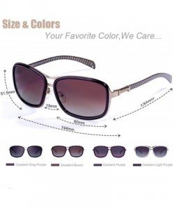 Aviator MSTAR Sunglasses Women Polarized 2019 Fashion Sun Glasses Luxury Light Purple - Pink - CL18YLYOIZL $19.60