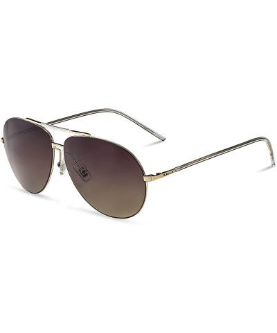 Aviator KL5615NC3 Men Ultra Lightweight Aviator Sunglasses Polarized UV400 Protection Fashion Eyewear - CG196Y5I4RX $24.96