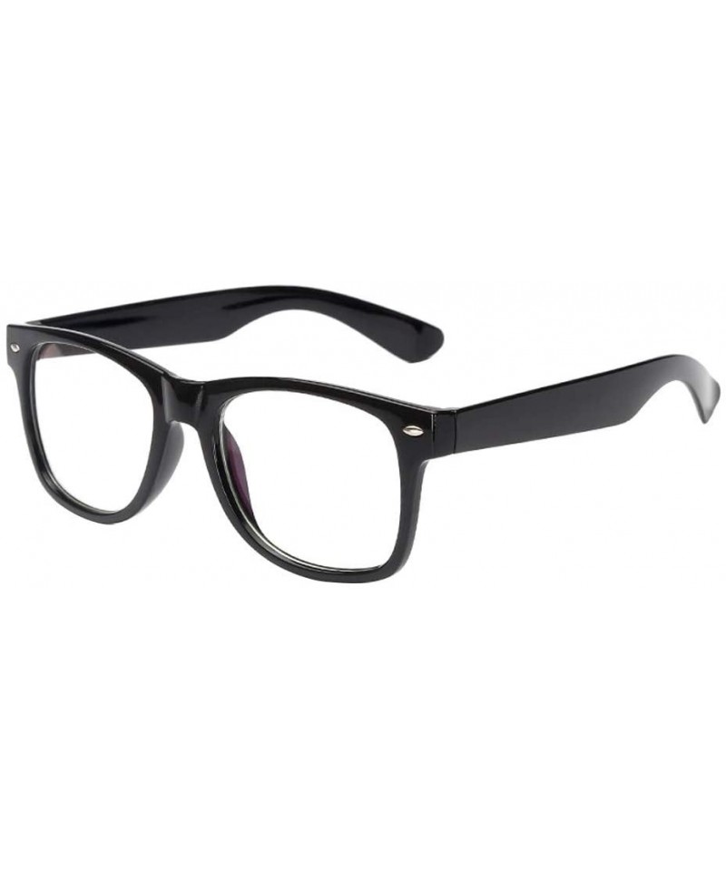 Round Unisex Blocking Computer Eyeglasses Sunglasses - Black - CC1973CQD0S $11.11