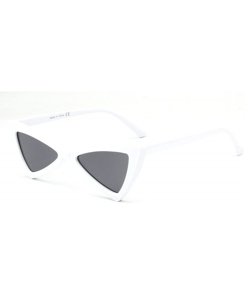 Cat Eye Stylish Sunglasses - Retro Cat Eye Eyeglasses for Women S1053 - C2 - CC18G83EMRQ $13.83