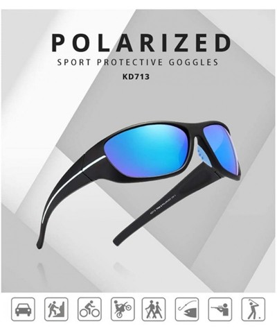 Sport Sports Sunglasses Polarized Night Vision Mirror Riding Outdoors with Men and Women's Sunglasses - C518Z438IHX $29.86