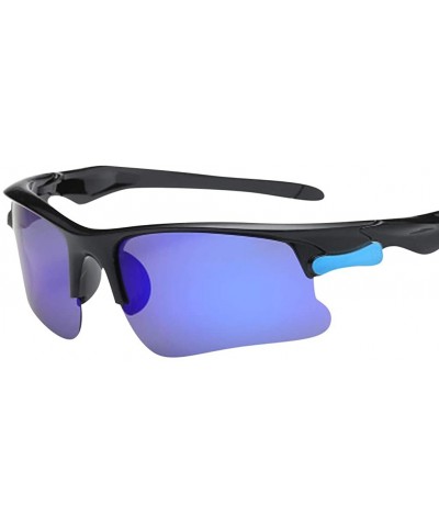 Semi-rimless Unisex Fashion Polarized Sunglasses Lightweight Plastic Frame Composite-UV400 Lens Glasses for Outdoor - Purple ...