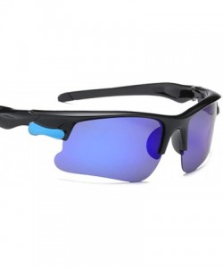 Semi-rimless Unisex Fashion Polarized Sunglasses Lightweight Plastic Frame Composite-UV400 Lens Glasses for Outdoor - Purple ...