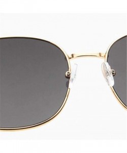 Oversized 2019 Vintage Large Frame Women Sunglasses Lady Luxury Retro Metal Glasses Mirror UV400 Oculos De Sol Shopping - C01...