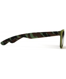 Square Valencia Polarized Horned Rim Sunglasses with TR90 Unbreakable Construction - Green - C512E0DZXU1 $24.19