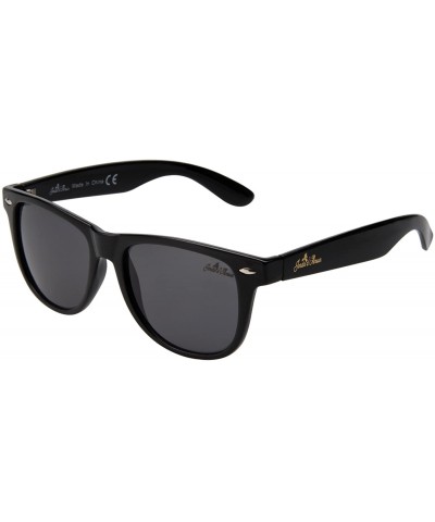 Oversized Designer Men Sunglasses Women Vintage Sun Glasses JS2101 - Black Frame Grey Lens - C012N3DK772 $18.46