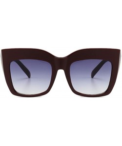 Oversized Unisex Cat Eye Oversized Sunglasses for Women men Vintage rivet Sun Glasses UV protection lens - C2 - C6198YDTOKY $...