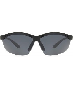 Sport Solar Comfort-olympic Wrap Sport Sunglasses - Black/Grey - CD11J1NVEXB $24.20