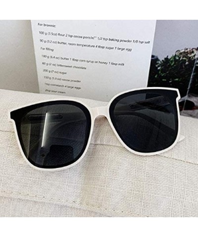 Aviator Women Creative Polygon Polarized Sunglasses Metal Frame Tinted Fashion Eyewear - S - Black(beige Frame) - C6190TZYICN...