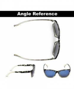 Sport Ripple Polarized Sunglasses - Black Fade Frame - Black Fade Frames/Smoke-blue Mirror Lenses - CH18III4G24 $43.94