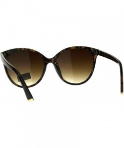 Oversized Giselle Womens Sunglasses Round Butterfly Oversized Fashion UV 400 - Tortoise (Brown) - CU18DXLK9CY $14.91