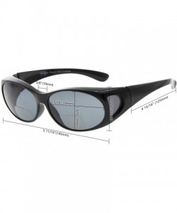 Oversized Polarized Sunglasses Polycarbonate Sunreaders - S026pgsg-black - CM188AR2D0M $12.16