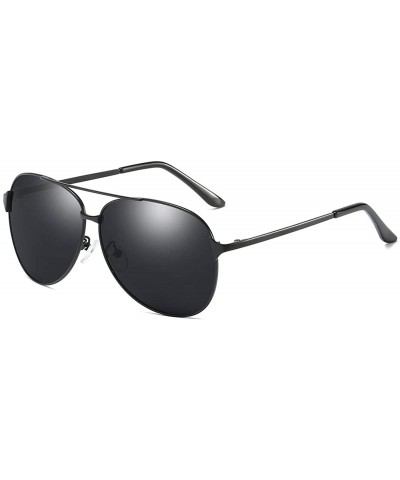 Square Polarized 80's Retro Classic Trendy Stylish Sunglasses for Men Women - I - CZ198O55E7R $21.40