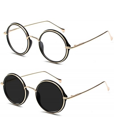 Round Transition Sunglasses Photochromic myopia Eyeglasses Finished Women Round Computer Optical Glasses Frame - CD198CO4Q0R ...