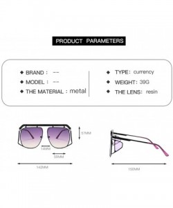 Aviator Large Frame Irregular Lens Sunglasses UV400 Sun glasses for Girl/Women 23012 - Silvergrey - CV18AGEDZGW $11.65