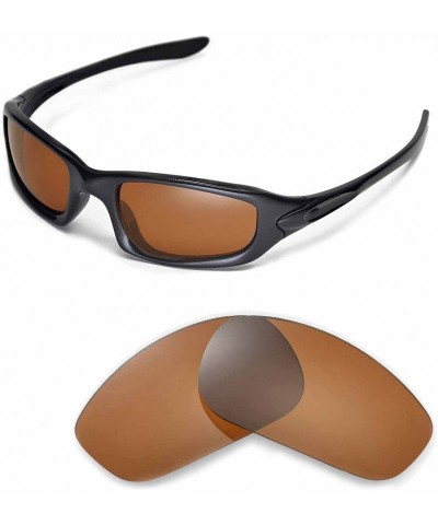 Sport Replacement Lenses Fives 4.0 Sunglasses - 9 Options Available - Brown - Polarized - CZ11J2TGQI7 $19.79