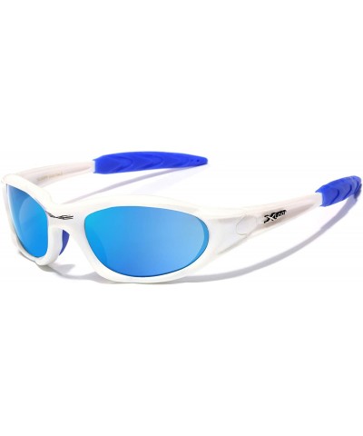 Wrap Kids Teen Boys Sunglasses Age 8-16 Performance Sport Cycling Baseball Running Skiing Wrap Around Shades - CI1252TG7N9 $1...