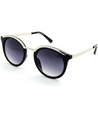 Round Sunglasses - Woman mod. LADY MARMALADE - Limited Edition PURE VINTAGE fashion round GLAMOUR - Black - CA17AZ4ZCA8 $31.60