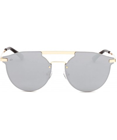 Oversized ICON Collection "The Parisian" Designer Polarized Round Sunglasses - C11893Y0UMM $28.44
