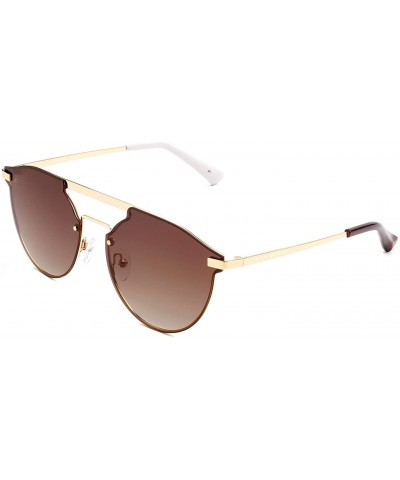 Oversized ICON Collection "The Parisian" Designer Polarized Round Sunglasses - C11893Y0UMM $28.44