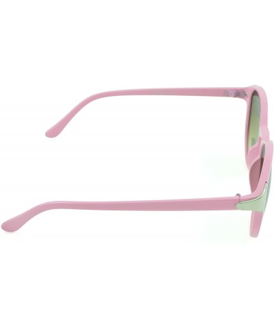 Sport Modern and Bold Womens Fashion Sunglasses with UV Protection - Pink1040 - CJ12D1KXVS5 $8.96