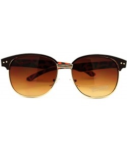 Round Round Horn Rim Sunglasses Womens Designer Fashion Shades - Tortoise - CY11FE0XOQ5 $17.86