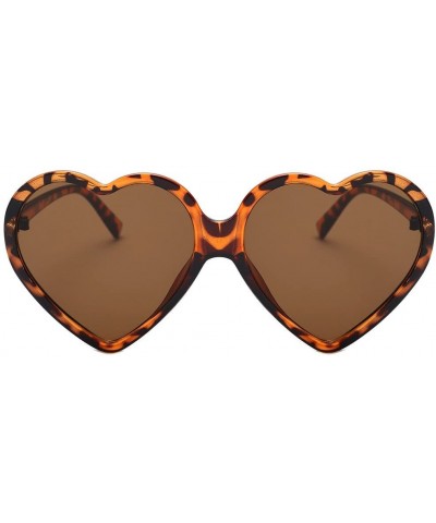 Oval Heart-Shaped Shades Sunglasses Integrated UV Glasses Sun Reading Glasses-Gift for Mother's Day - B - CY18R5HU83C $19.17
