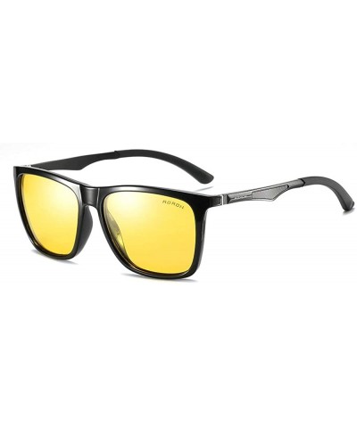 Square diopter custom myopia polarized aluminum-magnesium sunglasses- square fashion men's polarized sunglasses - CF18XDIWAMY...
