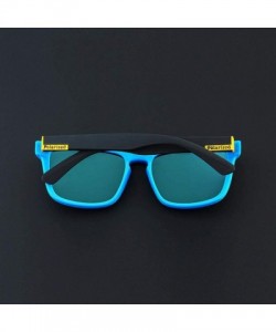 Sport Sunglasses Trend Fashion Square Frame HD Lens Polarized UV400 Outdoor Sports 3 - 1 - C918YKUG7MO $9.86