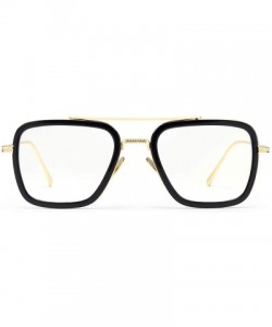 Square Tony Stark Edith Sunglasses Retro Square Eyewear Metal Frame for Men Women Sunglasses Downey Iron Man - CW192D0S0MU $1...