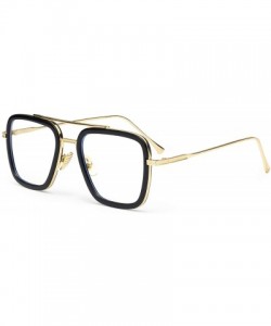 Square Tony Stark Edith Sunglasses Retro Square Eyewear Metal Frame for Men Women Sunglasses Downey Iron Man - CW192D0S0MU $1...