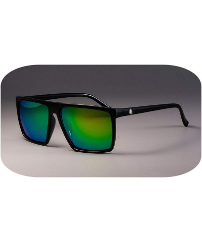 Oval Retro Square Sunglasses Steampunk Men Women Er Glasses Logo Shades UV Protection Gafas - Black Purple - CL199CK8CWX $63.92