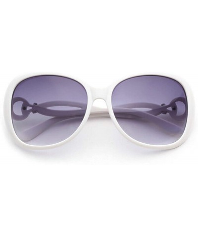 Sport Classic style Sunglasses for women metal Resin UV400 Sun glasses - White - CZ18SASNXLI $11.95