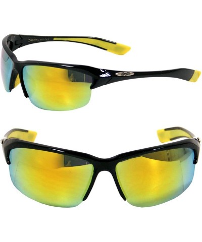 Sport New Active Outdoor Sport Cycling Running Fishing Sunglasses SA2063 - Yellow - C111KGB7L1V $12.04