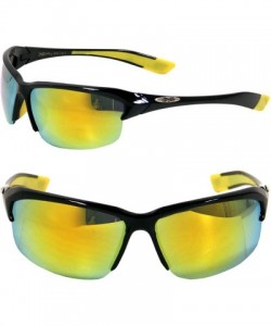 Sport New Active Outdoor Sport Cycling Running Fishing Sunglasses SA2063 - Yellow - C111KGB7L1V $12.04