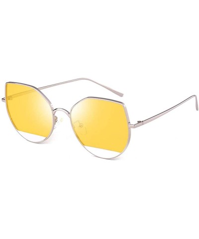 Aviator Polaroid Street Shooting Fashion Sunglasses Male - CP18X7Z5LS9 $34.05