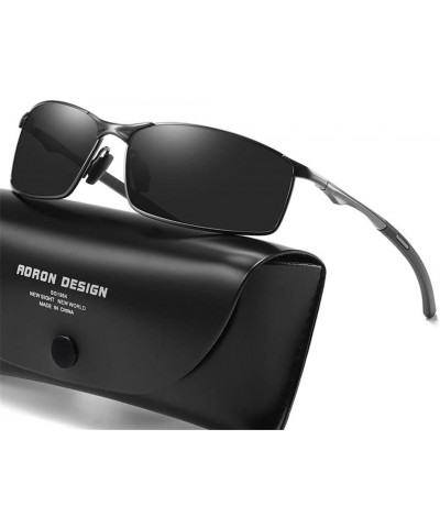 Oval Mens Polarized Sunglasses for Sports-Outdoor Driving Sunglasses Men-Metal Frame Sun Glasses Gafas De Sol Hombre - C418Y2...