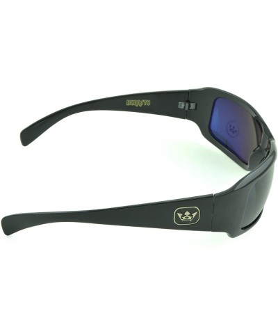 Round Gangster Sunglass Hardcore Dark Lens Sunglasses Men Women - Black-iv - CP12D1PGBU5 $8.36