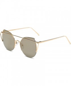 Oversized Women's 'Callie' 52mm Mirrored Lens Designer Sunglasses - C118C9UGO8O $23.59